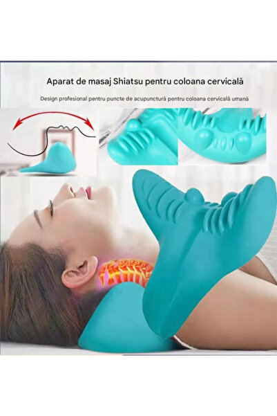 OEM Αυχενικό Μαξιλάρι για τον Αυχένα και την Σπονδυλική Στήλη με Κόμπους Μασά...