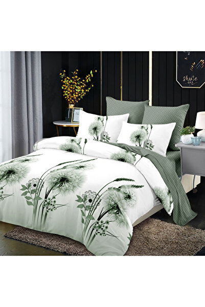 Pucioasa Lenjerie de pat cu elastic 180x200 pentru pat dublu Pucioasa, 6 pies...
