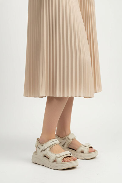 lumberjack Gn-7731 Beige Women's Comfort Daily Sandals