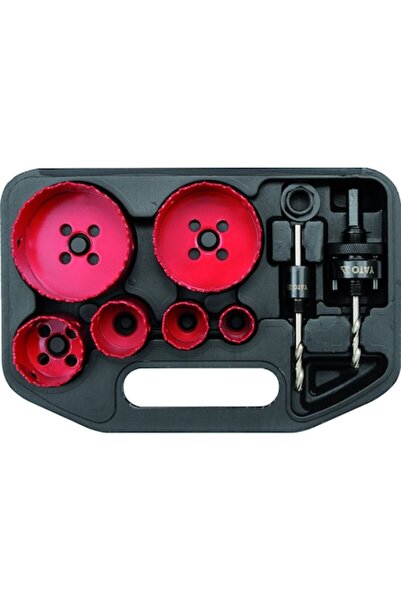 yato Set de burghie carotiere bimetalice, 22 - 73mm, 8 bucăți