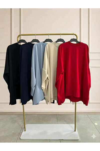 BEİAZ Ghisa Kol Detaylı Oversize Tunik