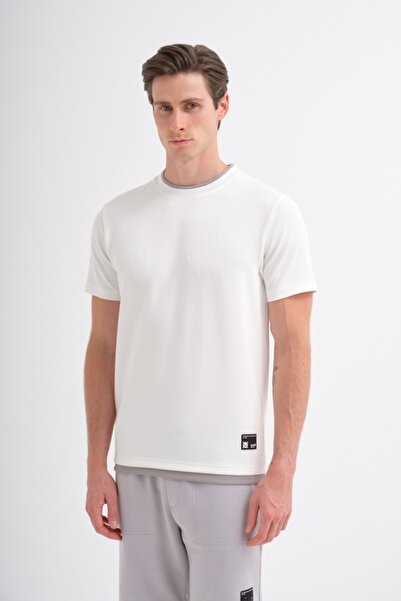 Cazador Men's T-Shirt 40030 Ecru