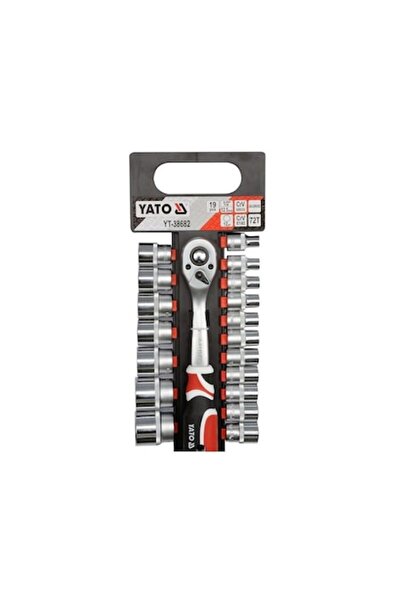 yato Set de chei tubulare cu clichet YT-38682