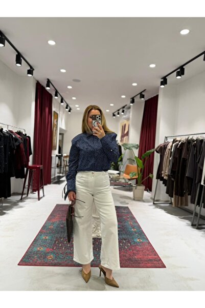 Serpirella Butik ZR Κυλόττ Ψηλόμεσο Άνετο Τζιν