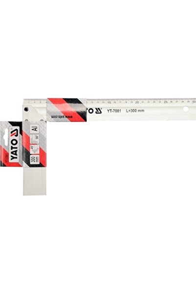 yato Echer din aluminiu pentru tâmplărie, YT-7081, Lungime 300 mm