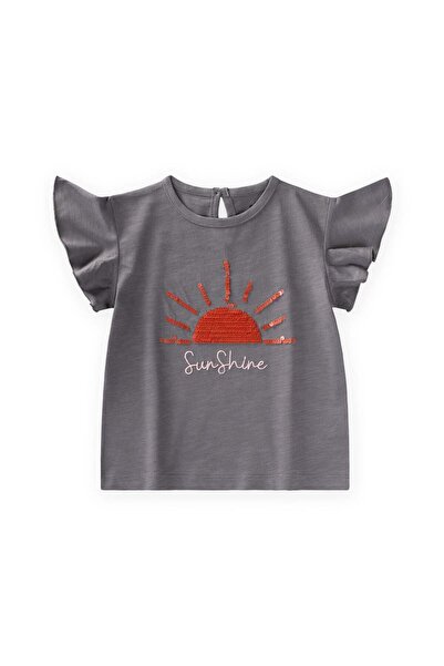Cigit Μπλουζάκι με πούλιες 1-10 ετών O Γκρι