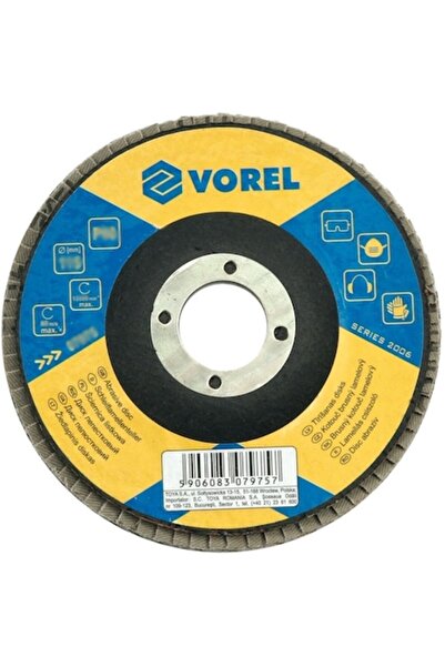 Vorel Disc abraziv P80 115 mm