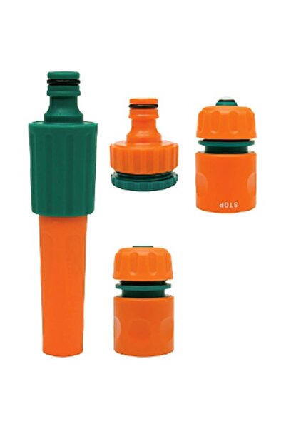 Flo Garden Hose Connector Set, Flo, ABS, Green/Orange