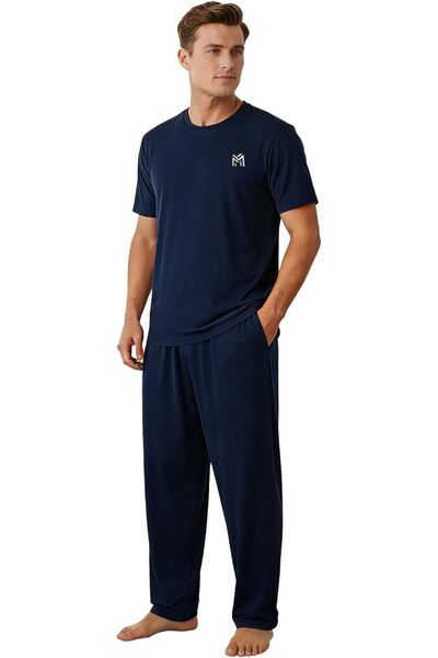 casme Mens Loungewear Sets Pajamas Set Family Night Soft Sleepwear Wear Night...