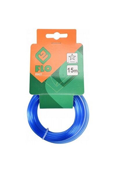 Flo Fir de tuns iarba pentru mașini de tuns iarba, Flo, 1,3 mm x 15 m, Albastru