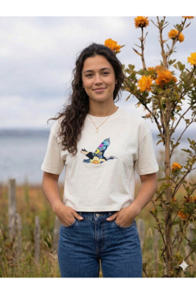 MUG collection Γυναικείο Crop T-shirt Μοντέλο Bird