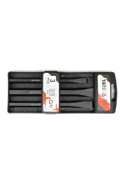 yato Set de dălți 10X142,12X152,16X172MM, CR-V