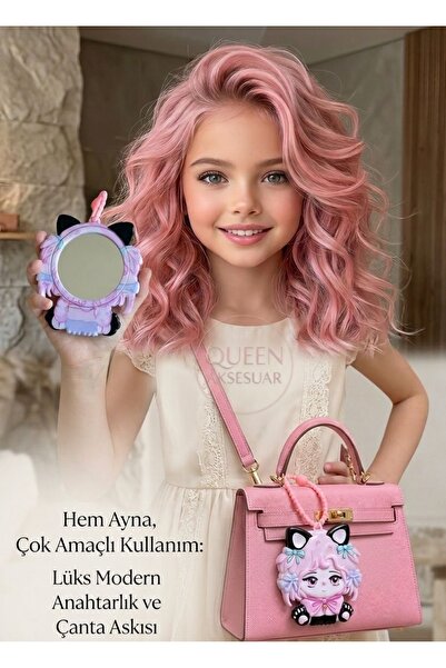 QUEEN AKSESUAR 2 σε 1 Χαριτωμένο anime γάτα κοριτσάκι παιδικό αξεσουάρ τσάντα...