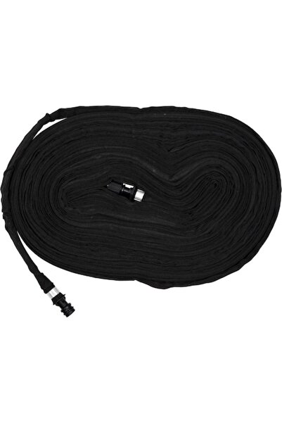 Flo Furtun de irigare prin picurare, 22.5m, Poliester/PVC, Negru