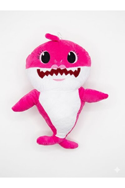 Generic Cute Pink Shark Plush Toy – Soft Cartoon Baby Shark Doll