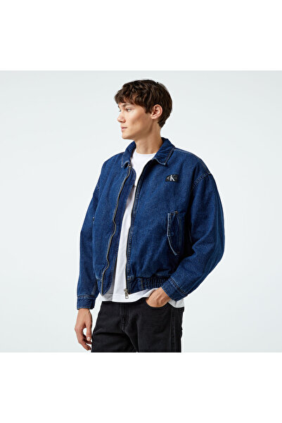 Calvin Klein Jeans Erkek Lacivert Ceket