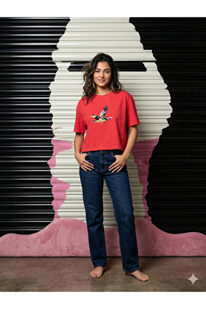 MUG collection T-Shirt - Ροζ - Crop