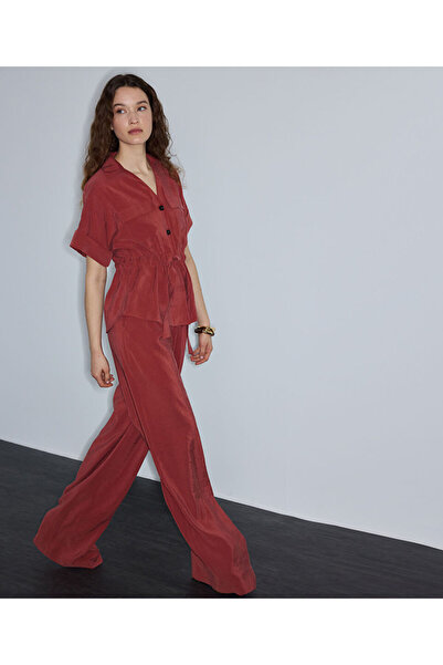 İpekyol Modal içerikli wide leg pantolon