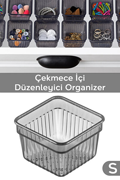 Meleni Home Modüler Çekmece İçi Düzenleyici - Banyo Makyaj Takı Organizer Ofi...