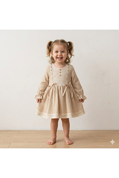 Cherrys Bebek Lace Muslin Dress