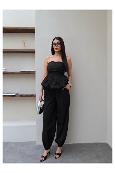 ESRAHELVACI Σετ δύο τεμαχίων στράπλες με φαρδιά γραμμή