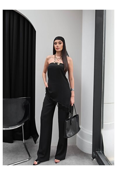 ESRAHELVACI Σετ δύο τεμαχίων με δαντέλα χωρίς τιράντες