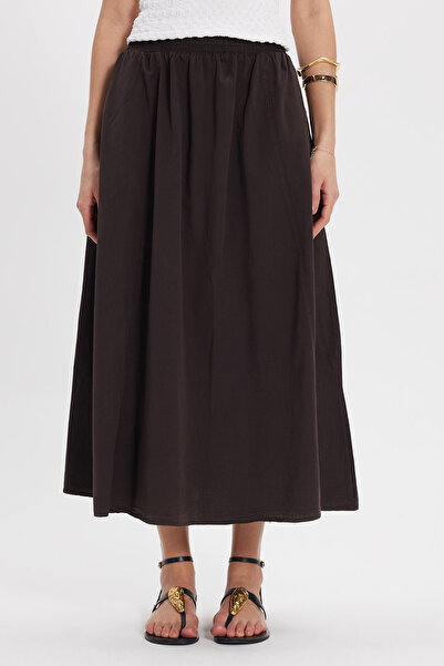 Tudors Γυναικεία φούστα Relax Fit 100% βαμβακερή με απαλή υφή, ελαστική μέση,...