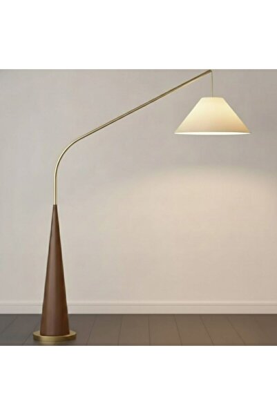 Majestic Home Locana Contemporary Arc Floor Lamp with Metal Cone Base – Elega...