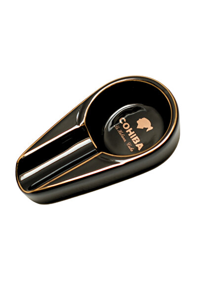 Parmida Cohiba Siyah Tek Hazneli Taşınabilir Puro Küllüğü CKL0169