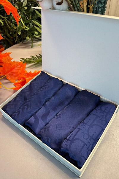 Oxygen Scarfs 5-Piece Jacquard Silk Shawl – Advantageous Set