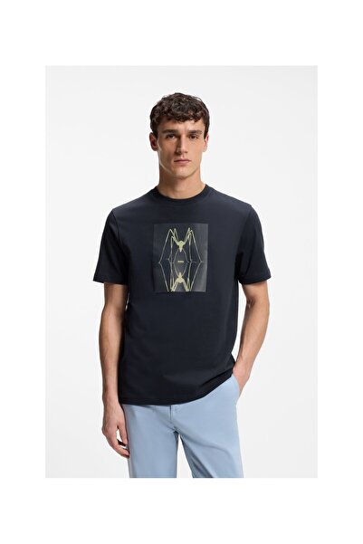 BOSS Baskılı Desen Detaylı T-Shirt