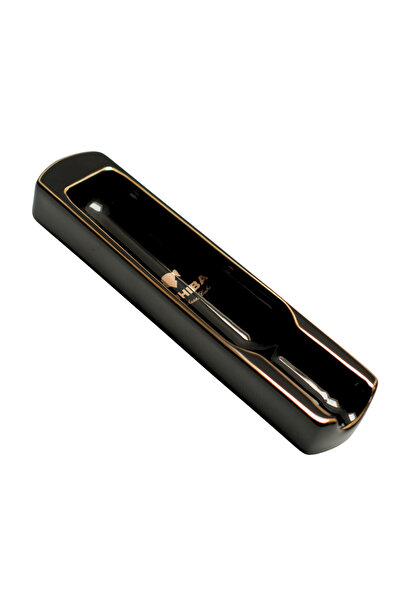 Parmida Cohiba Siyah Tek Hazneli Masa Üstü Puro Küllüğü CKL0178