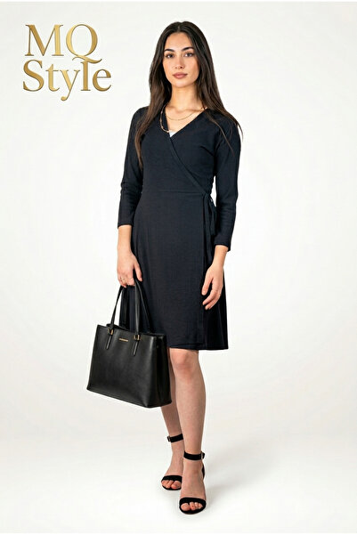 MQ "Wrap" Short Dress - Softness of Design and Beauty of Details