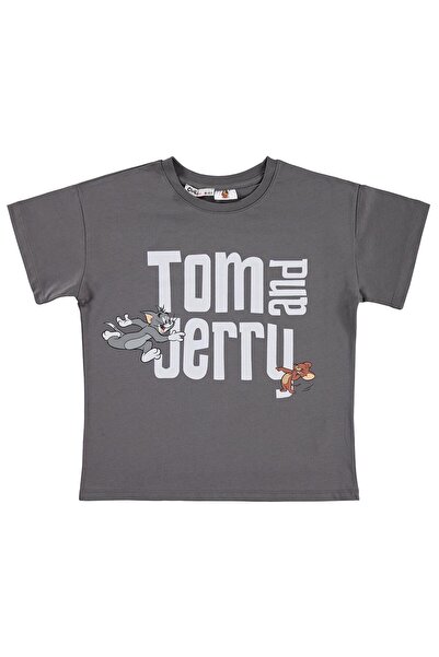 Tom and Jerry 10-13 Years Old T-Shirt - Gray