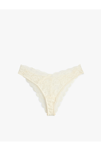 Koton Βραζιλιάνικο εσώρουχο με δαντέλα άνετο και ελαφρύ