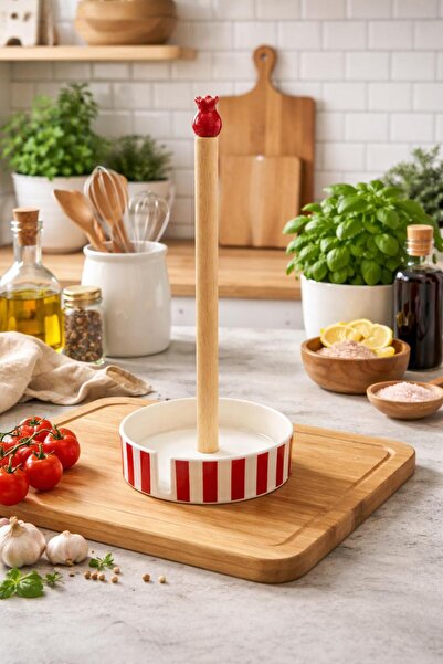 ACAR Narlı Paper Towel Holder Tkebt Red