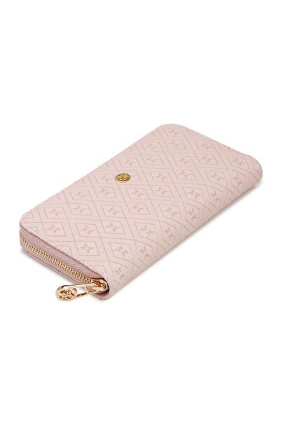 Tergan Pudra Print Kadın Cüzdan - S1CB00055823-S7R