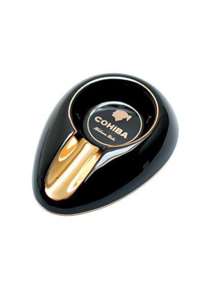 Parmida Cohiba Siyah Tek Hazneli Seramik Puro Küllüğü CKL0182