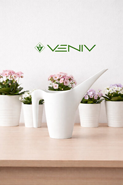 VENİV Aesthetic Watering Can 1L - White