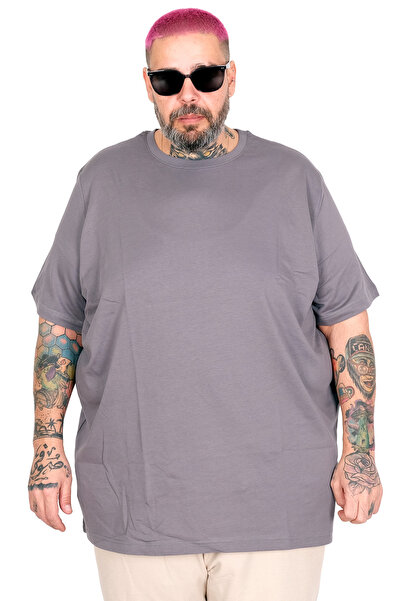 ModeXL Μπλουζάκι Mode XL Μεγάλου Μεγέθους Basic U26200 FUME