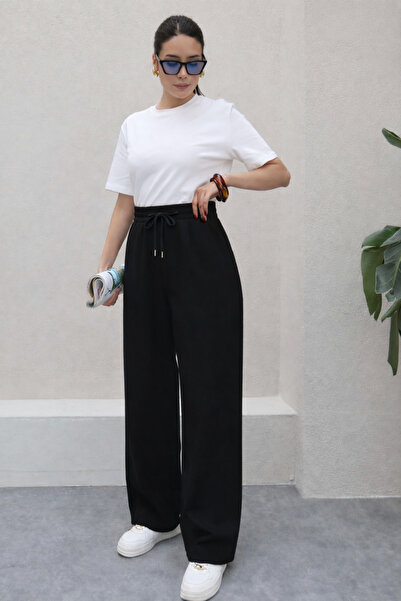 BayBayan ΓΥΝΑΙΚΕΙΟ ΠΑΝΤΕΛΟΝΙ ΠΑΛΑΖΟ ΛΙΚΡΑ ΜΕ ΨΗΛΗ ΜΕΣΗ ΚΑΙ ΔΑΝΤΕΛΕΣ