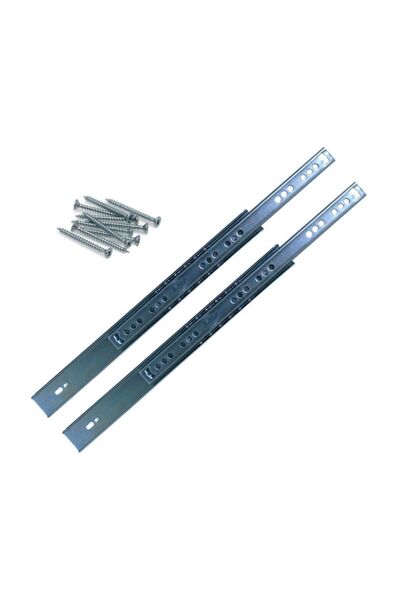ESSENTIA BUILD & HOME Yeniler 30 Cm Teleskopik Bilyalı Çekmece Rayı 27mm Tam ...