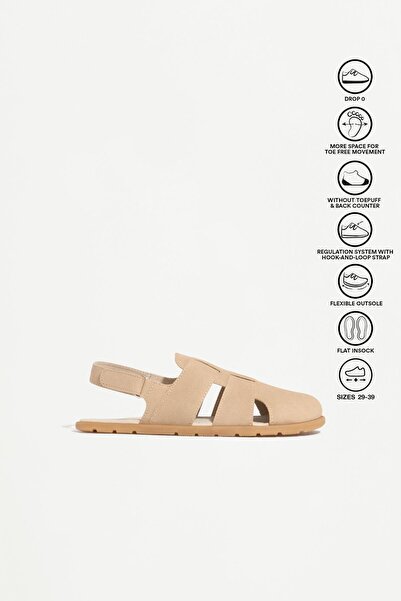 LEFTIES Barefoot arkası açık bantlı ayakkabı