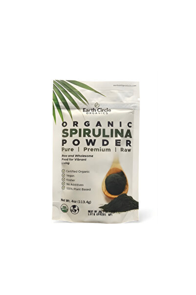 Earth Circle Organics مسحوق سبيرولينا عضوي من