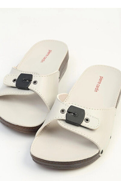 Pierre Cardin Παντόφλες μητρικής ορθοπεδικής σόλας Esem με ρυθμιζόμενο λουράκ...