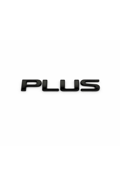 EDEXPORT شعار BYD PLUS لحقيبة السيارة مطبوع باللون الأسود والكروم