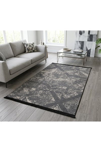 HALISHOP Efes 02 Non-Slip Woven Base Living Room Kitchen Hallway Carpet