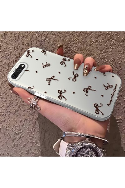 CHICASELUX حافظة متوافقة مع iPhone 7 Plus/8 Plus ذات جودة عالية وطباعة فيونكة...