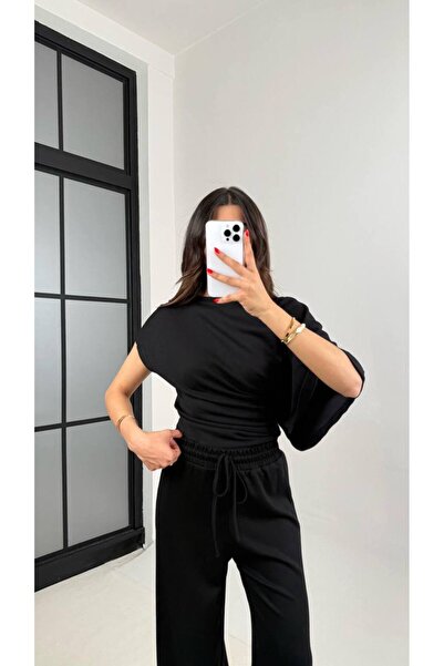 ÇEÇİM Γυναικείο Μοντέρνο Ντραπέ Χαλαρό Σετ - HYN-00000877-011