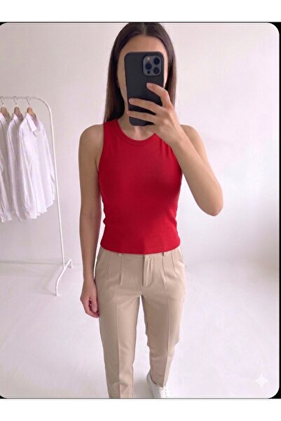 Azram Fashion قميص نسائي بدون أكمام